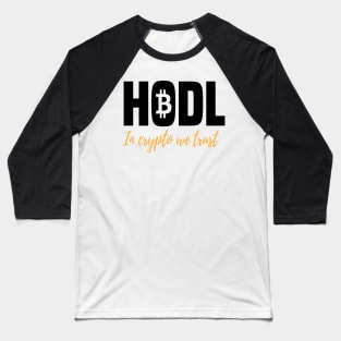 BTC HODL Baseball T-Shirt